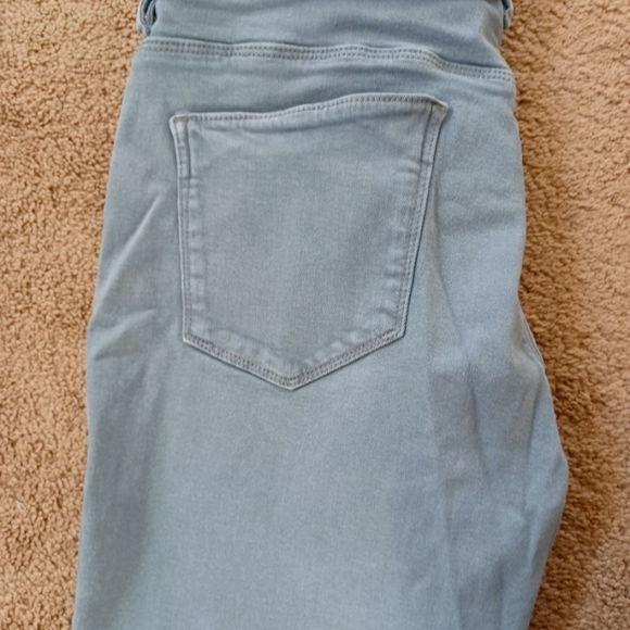 Asos light blue maternity denim, front panel size 10 - Picture 3 of 4